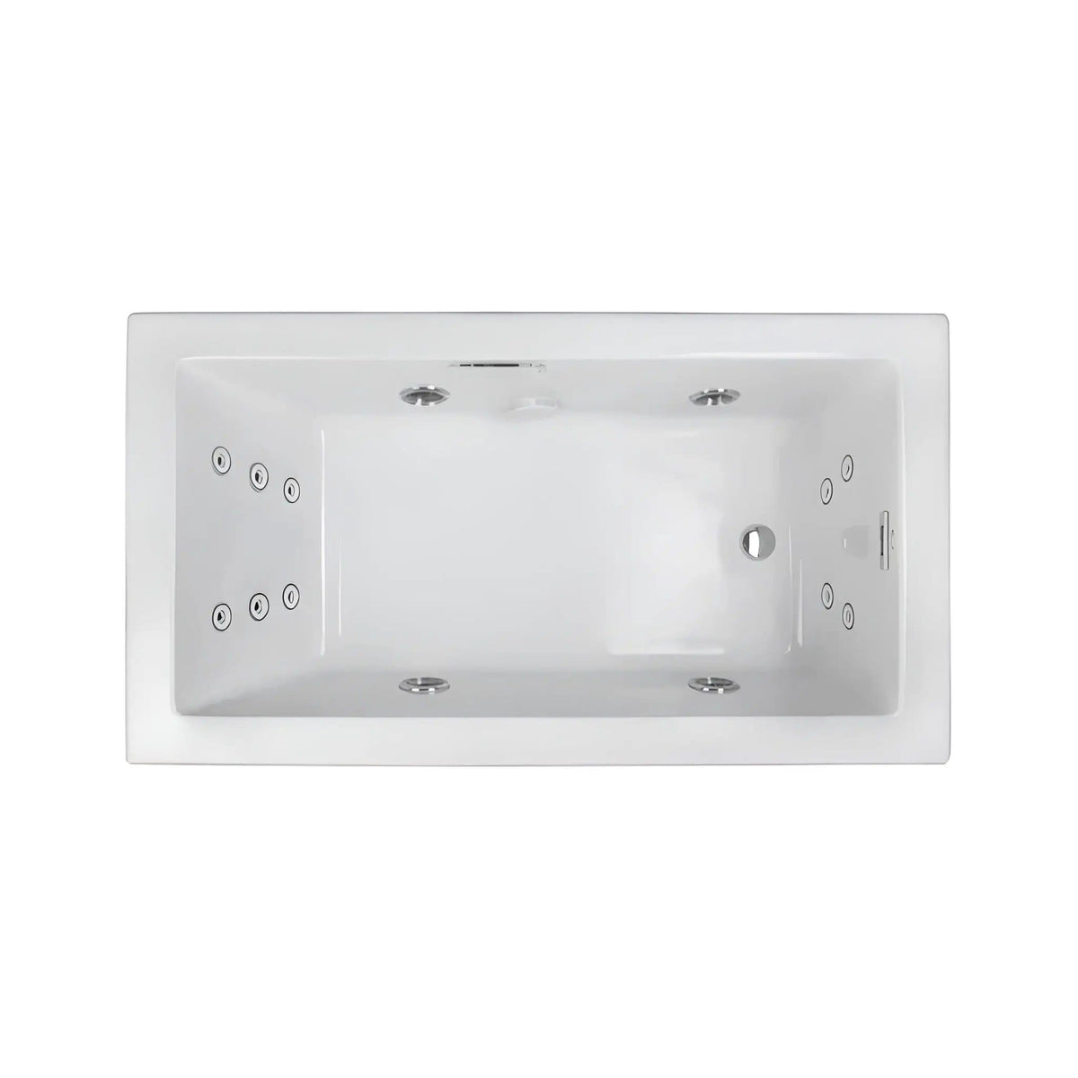 Jacuzzi Elara 72-Inch Drop-In Whirlpool Bathtub With 10 AccuPro Jet | 72 Inch | Bathroom Use | Bathroom