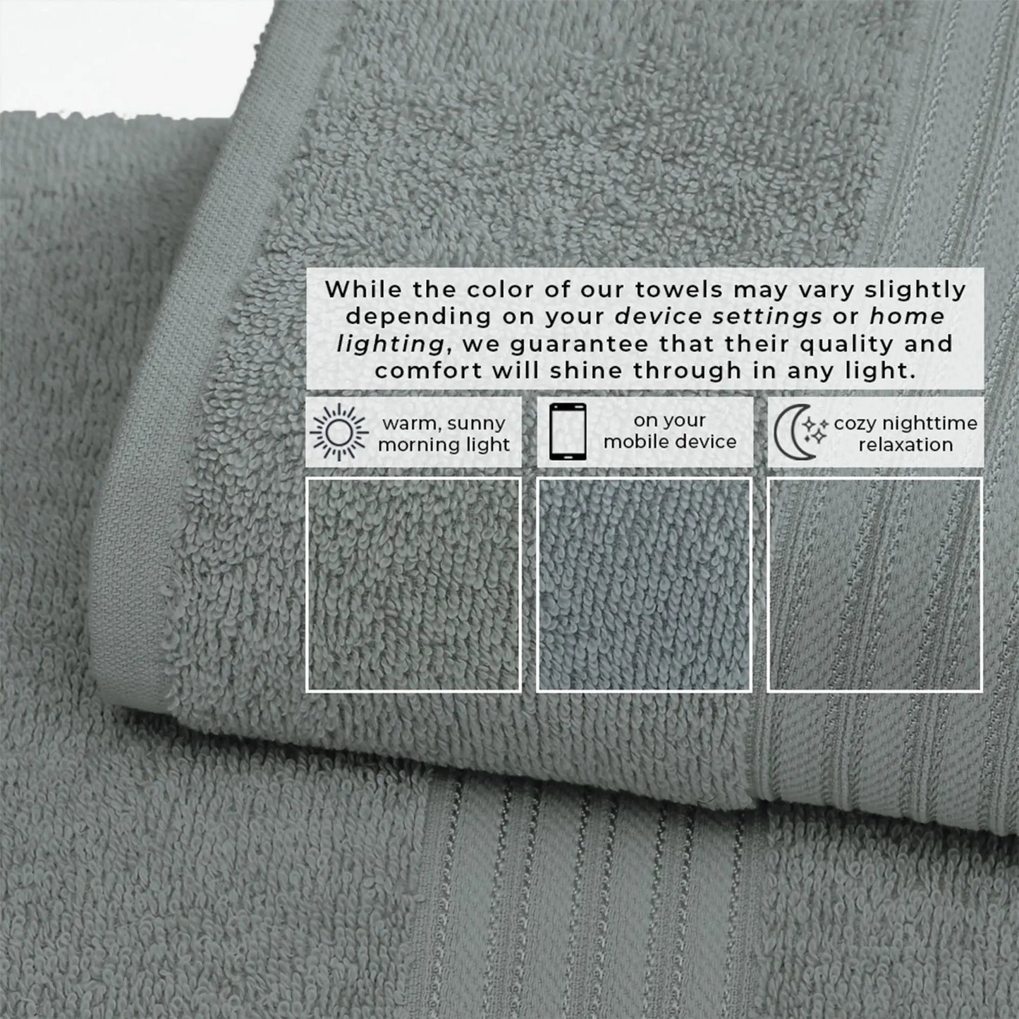 Cotton Terry Bath Towel Set - Cooper Collection from PriceLows™