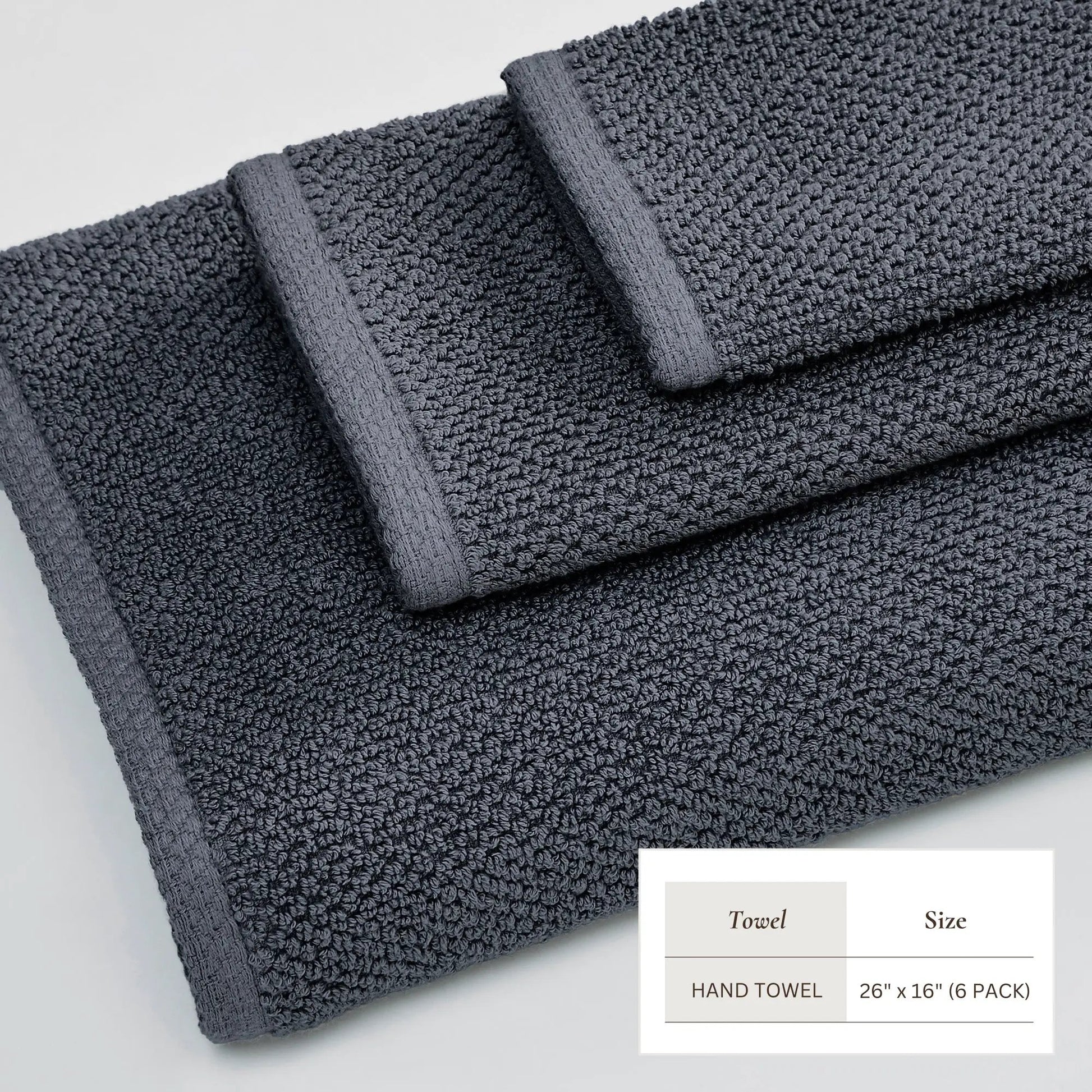 Cotton Textured Bath Towel Set - Acacia Collection from PriceLows™