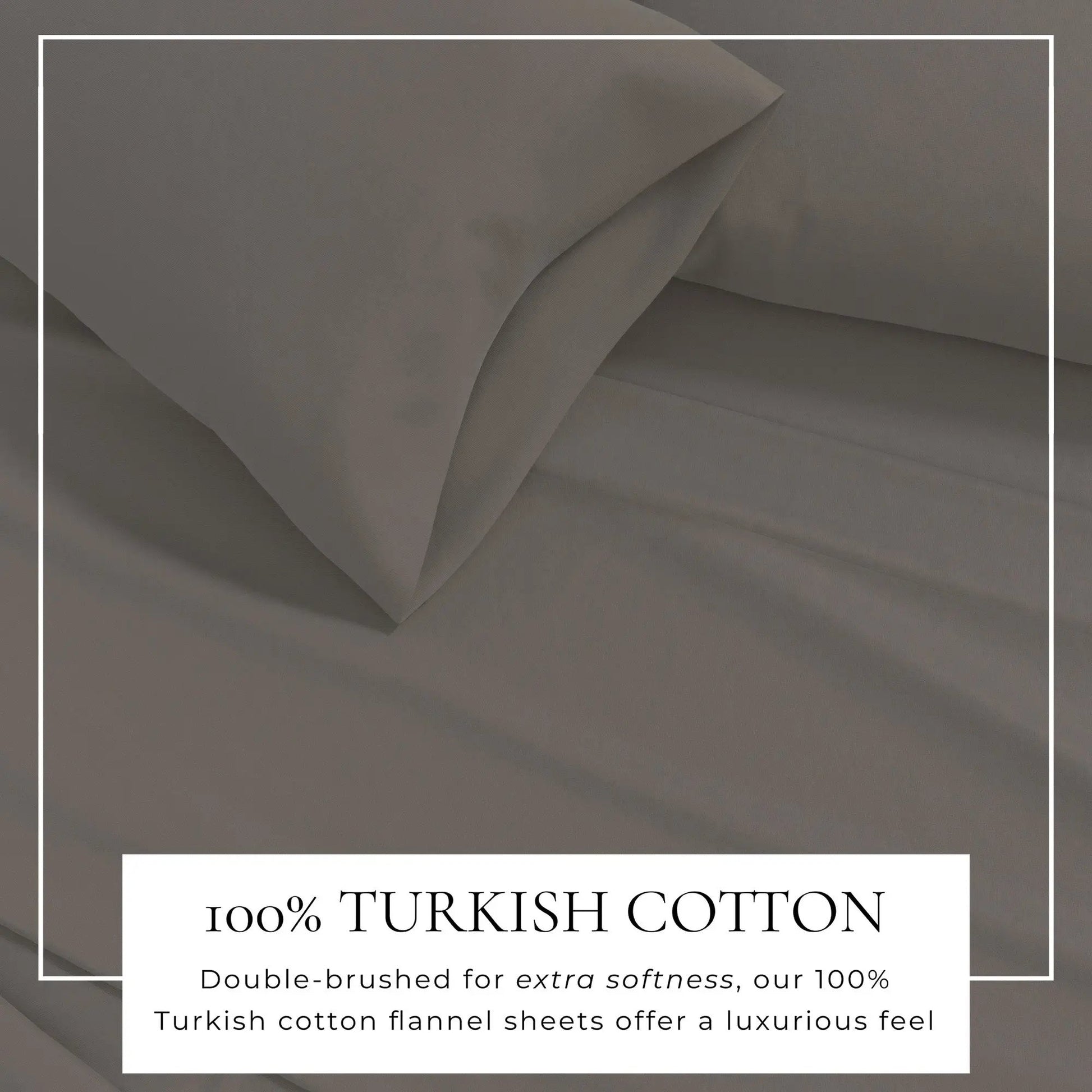 Cotton Solid Flannel Sheet - Nordic Collection from PriceLows™