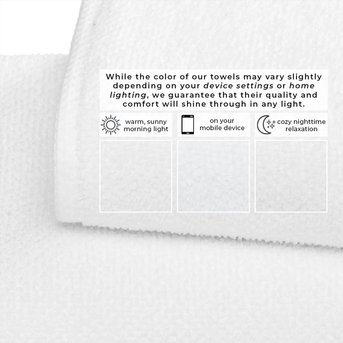 Cotton Textured Bath Towel Set - Acacia Collection from PriceLows™