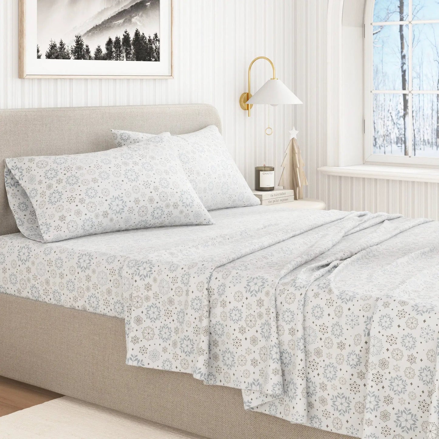 Turkish Cotton Flannel Sheet - Stratton Collection from PriceLows™