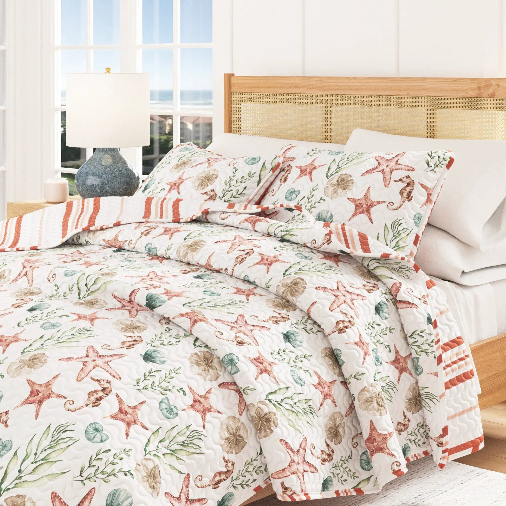 Castaway Coastal Quilt Set from PriceLows™
