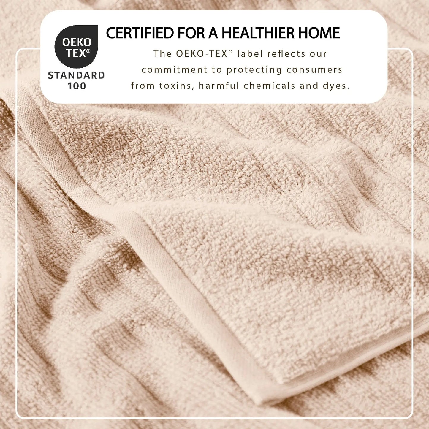 Luxury Combed Cotton Bath Towel Set - Karina Collection from PriceLows™