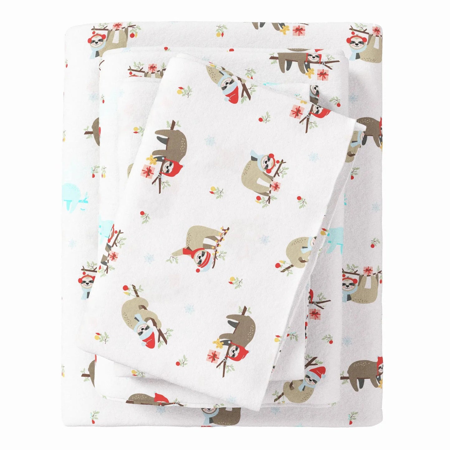 Turkish Cotton Christmas Flannel Sheet - Whittaker Collection from PriceLows™