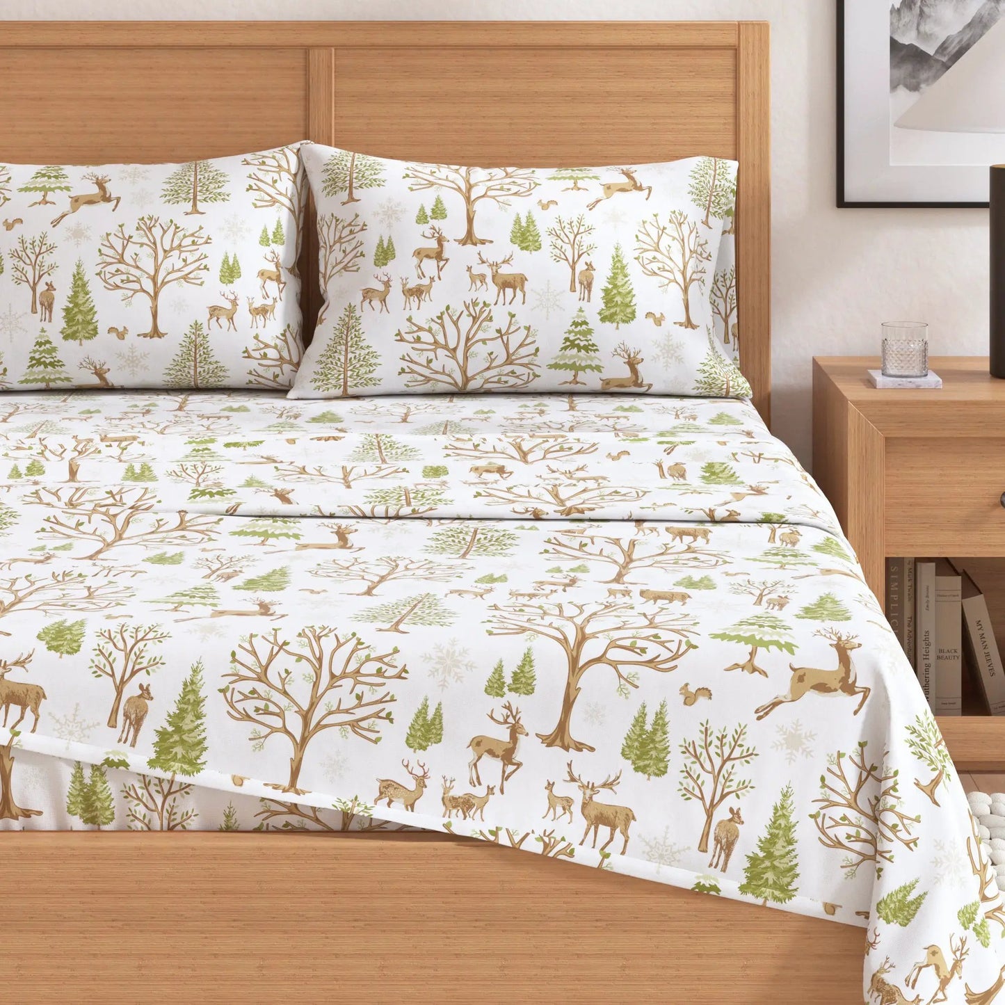 Turkish Cotton Flannel Sheet - Lakeview Collection from PriceLows™