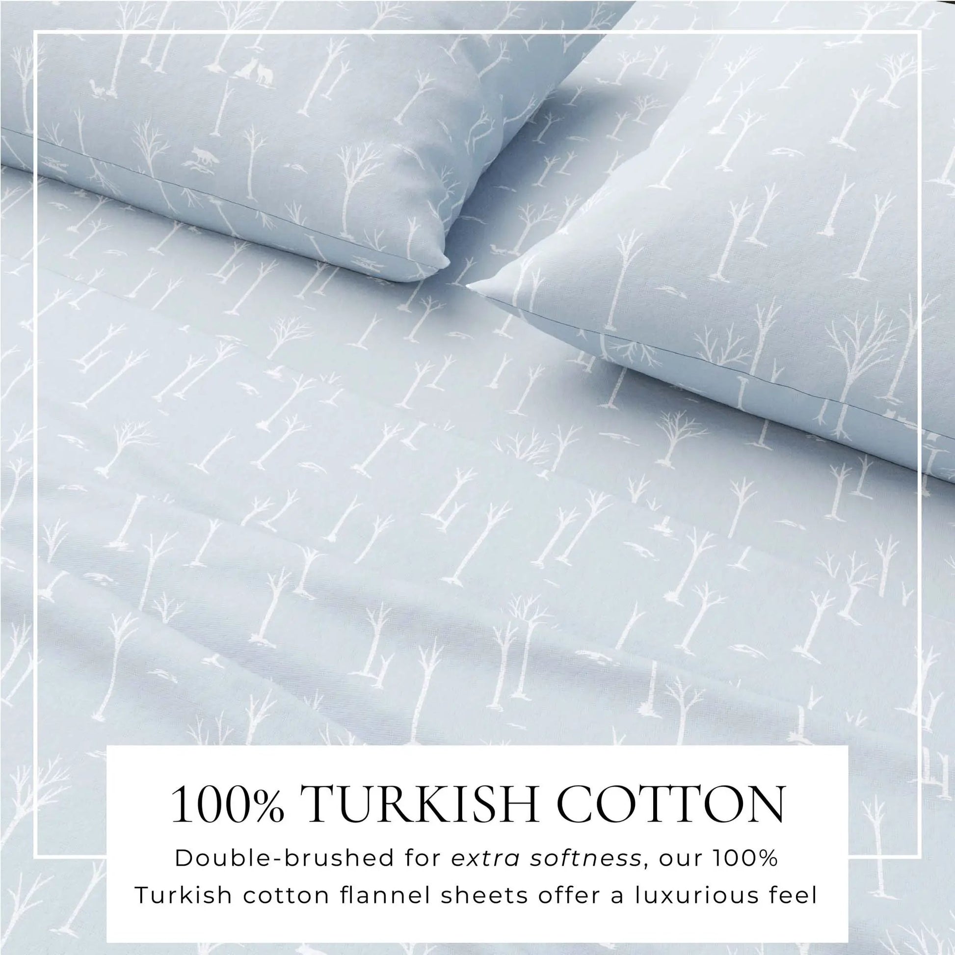 Turkish Cotton Flannel Sheet Set - Elevated Lodge Collection from PriceLows™