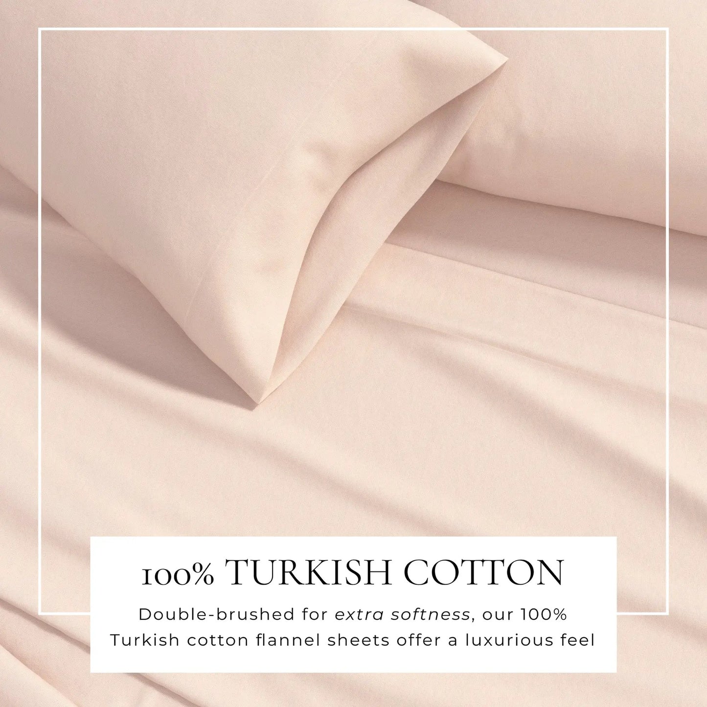 Cotton Solid Flannel Sheet - Nordic Collection from PriceLows™
