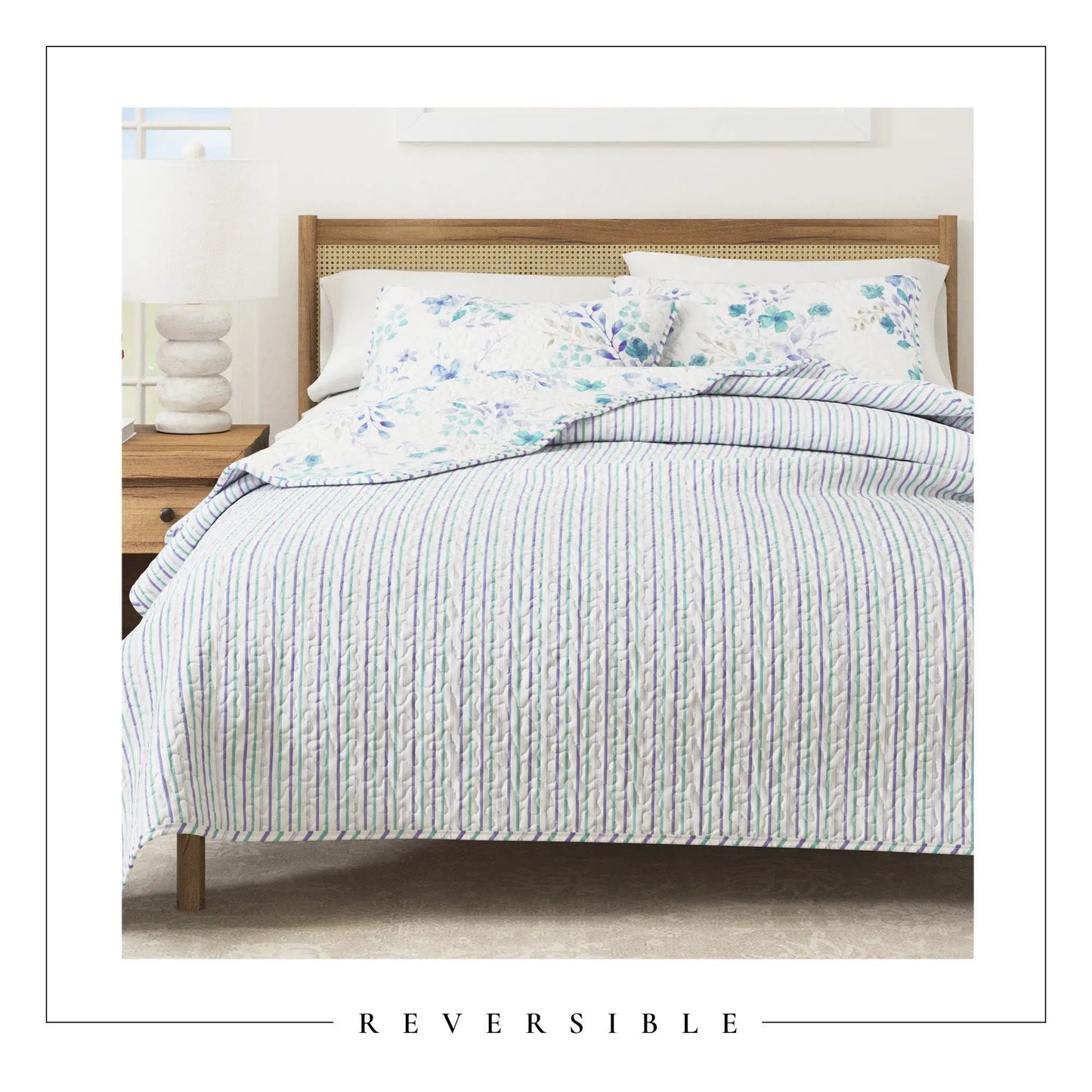 April Morning Floral Quilt Set from PriceLows™