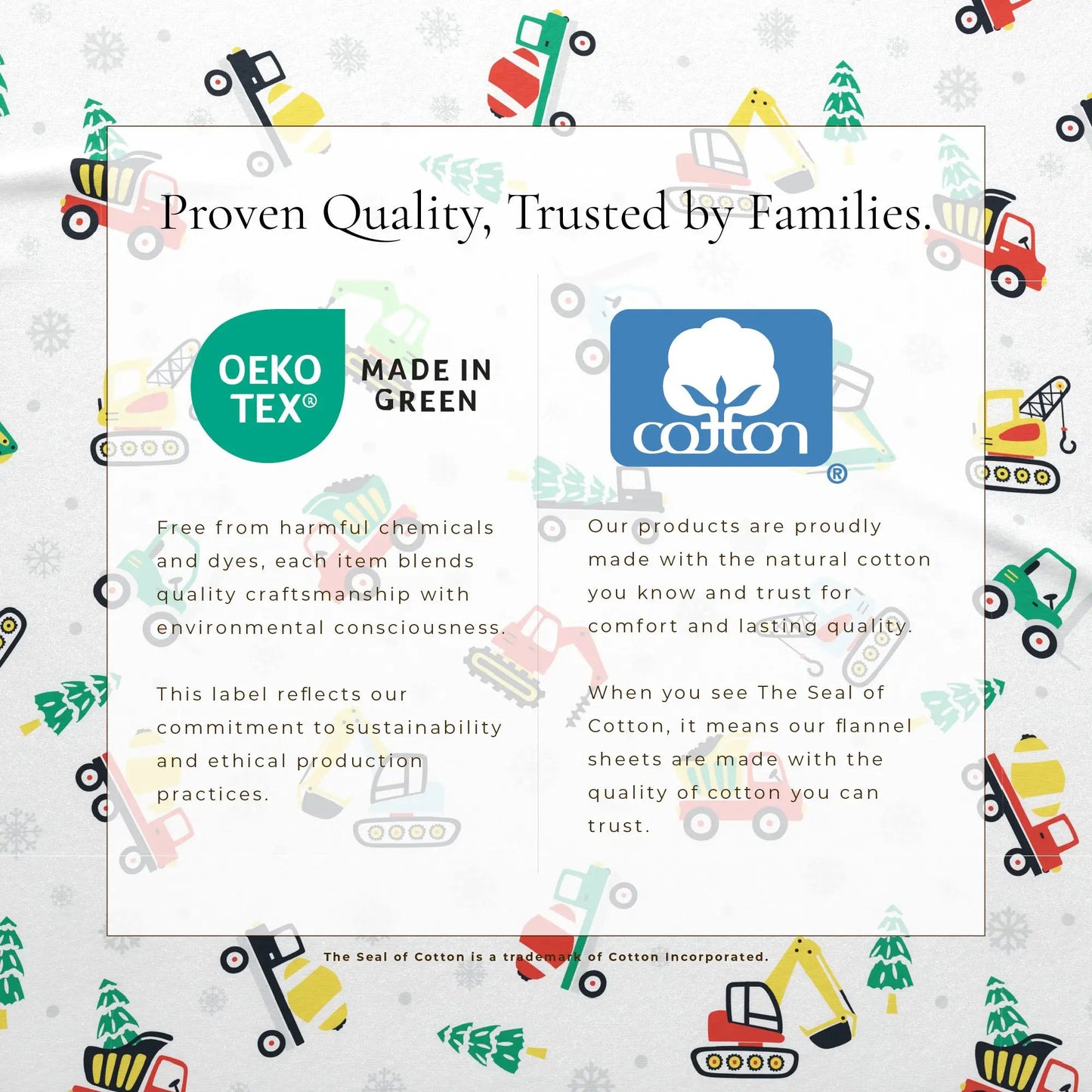 Turkish Cotton Christmas Flannel Sheet - Whittaker Collection from PriceLows™