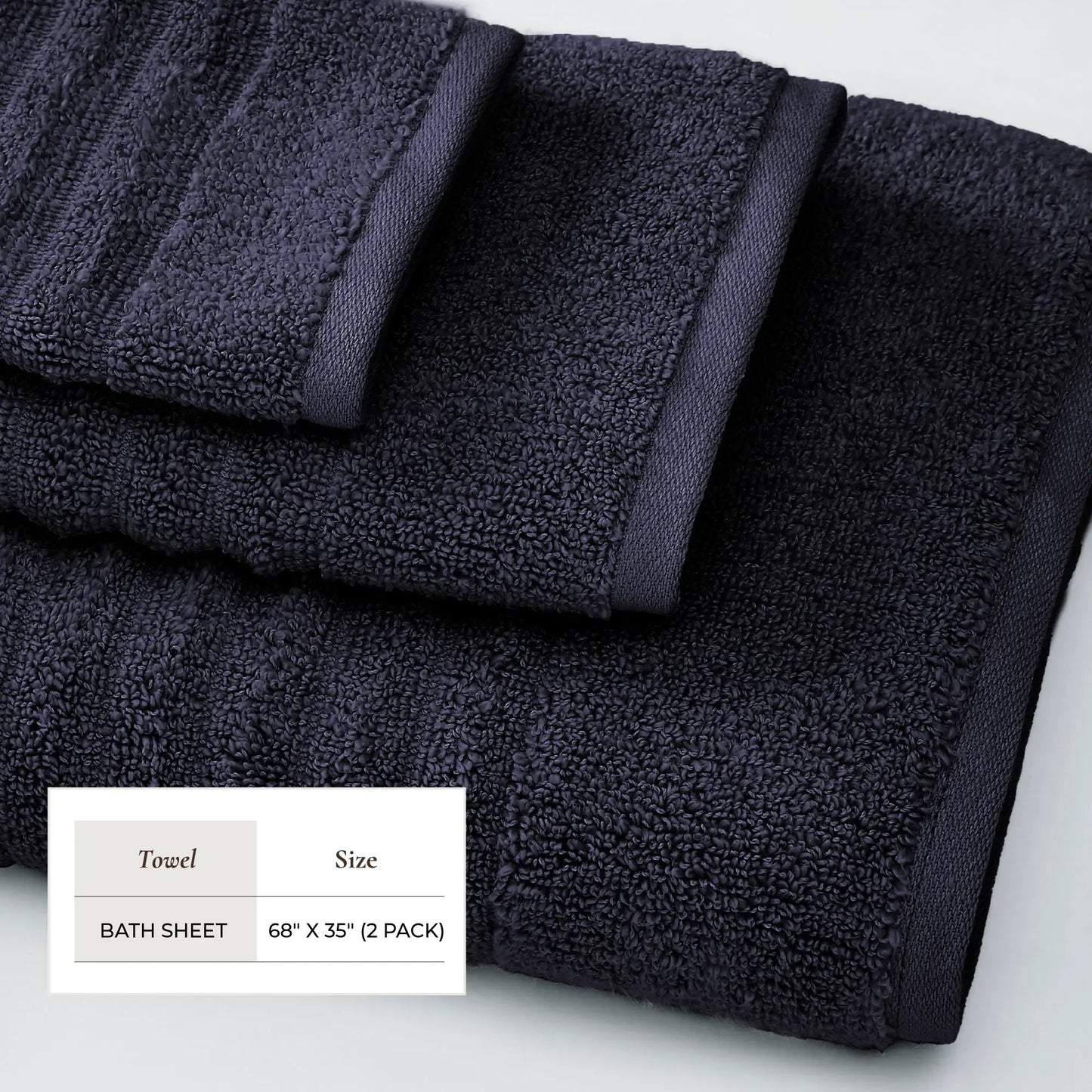 Luxury Combed Cotton Bath Towel Set - Karina Collection from PriceLows™