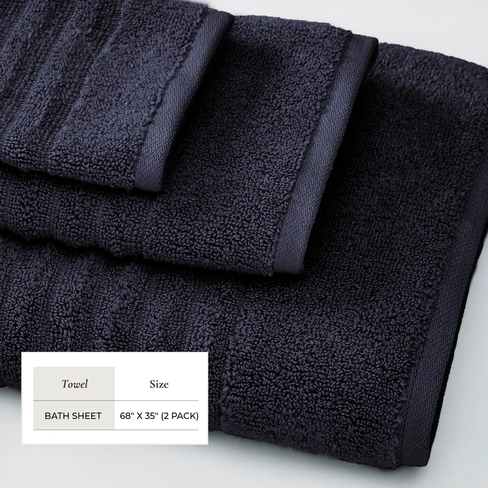 Luxury Combed Cotton Bath Towel Set - Karina Collection from PriceLows™