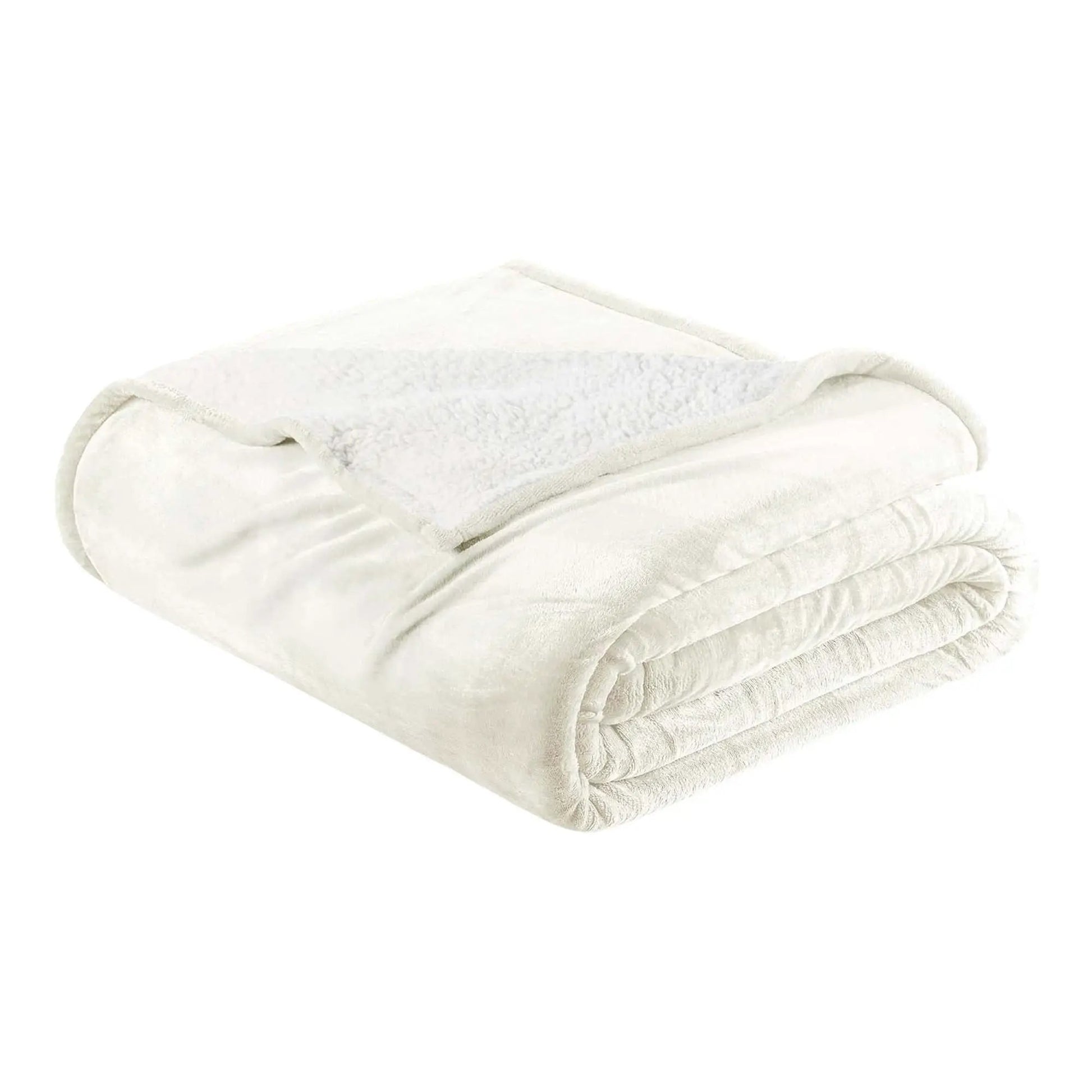Velvet Plush Sherpa Bed Blanket - Sherpa Fleece Collection from PriceLows™
