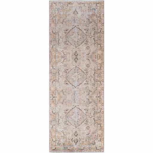 Brown Standon Vintage Washable Area Rug from PriceLows™