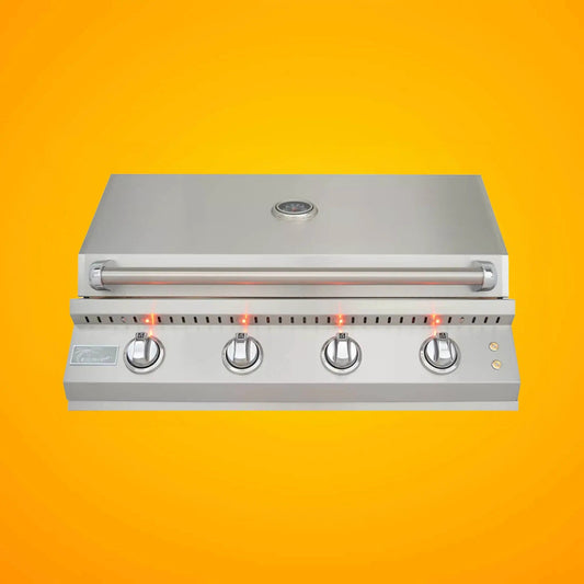 KoKoMo 32-Inch Premium 45K BTU Elite 4-Burner Built-In Gas Grill | 32 Inch | 4-Burner | Outdoor Grill