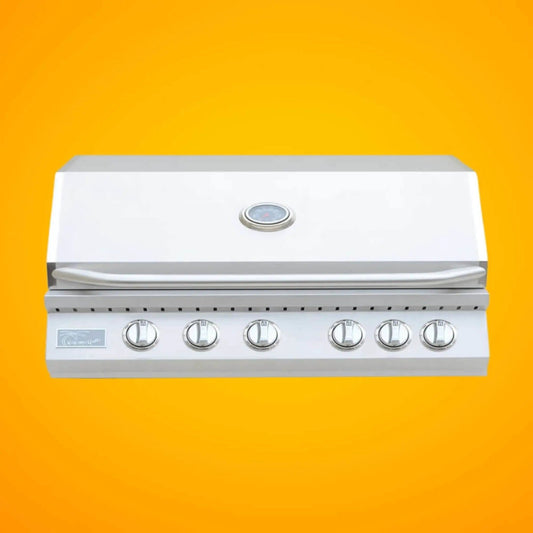 KoKoMo Grills 40 Inch Heavy Duty 72K BTU LP/NG 5 Burner Built In Stainless Steel Gas | 40 Inch | 5-Burner | Outdoor Grill