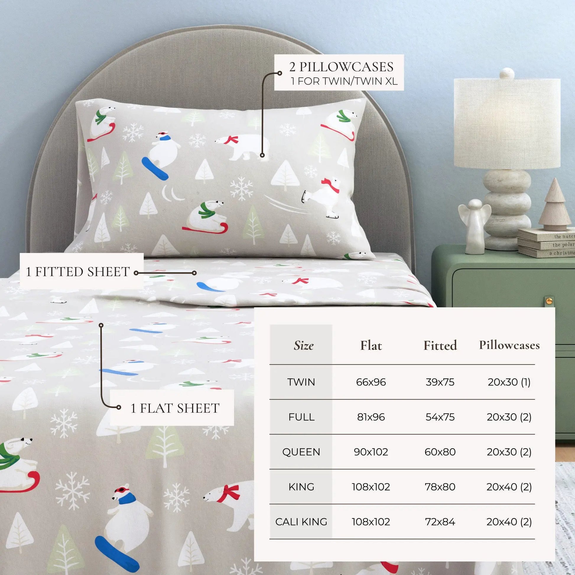 Turkish Cotton Flannel Sheet - Stratton Collection from PriceLows™