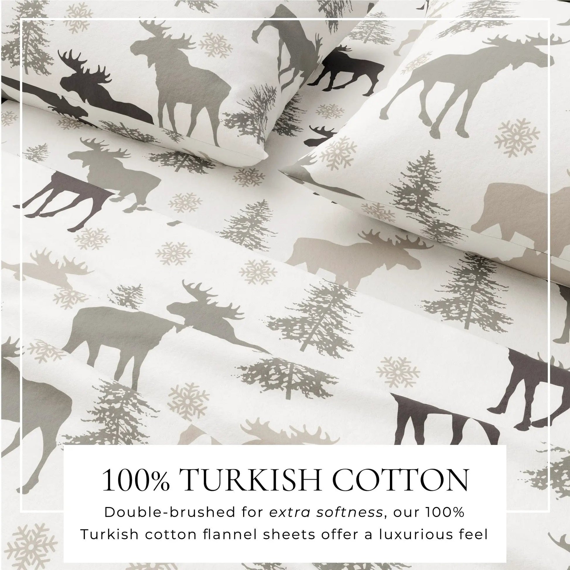 Turkish Cotton Flannel Sheet - Stratton Collection from PriceLows™