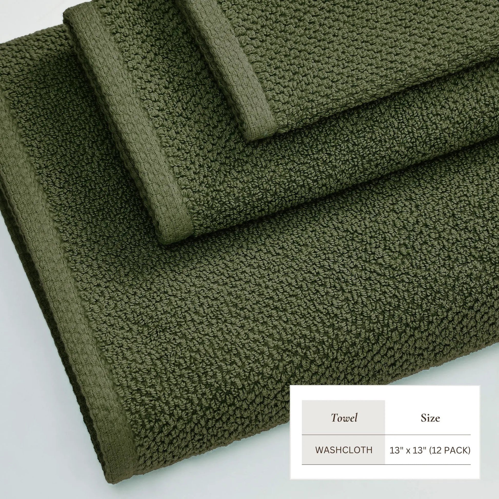 Cotton Textured Bath Towel Set - Acacia Collection from PriceLows™
