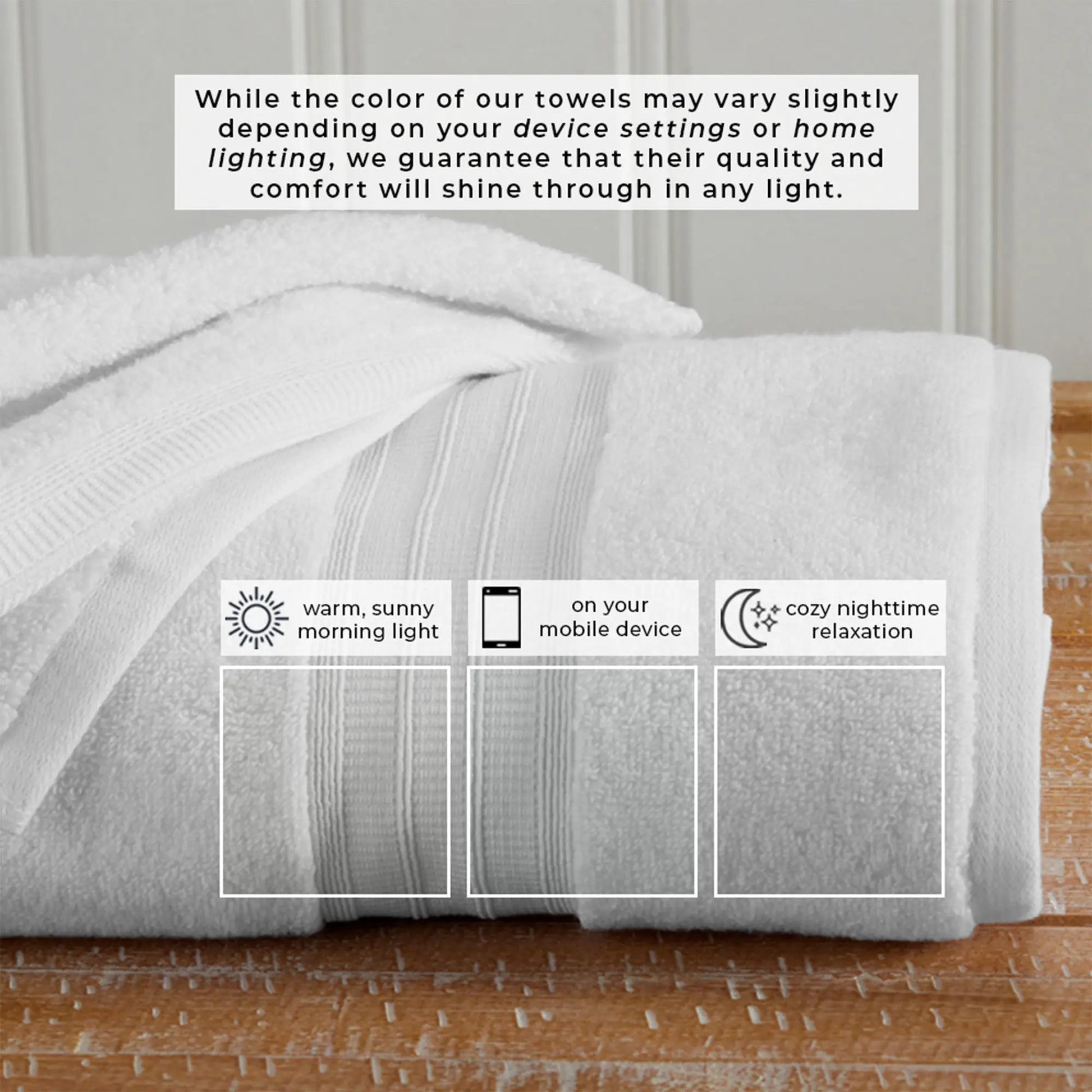 100% Cotton Premium Bath Towel Set - Chiara Collection from PriceLows™