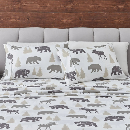 Lodge Printed Sheet Set - Mountain Ridge Collection from PriceLows™