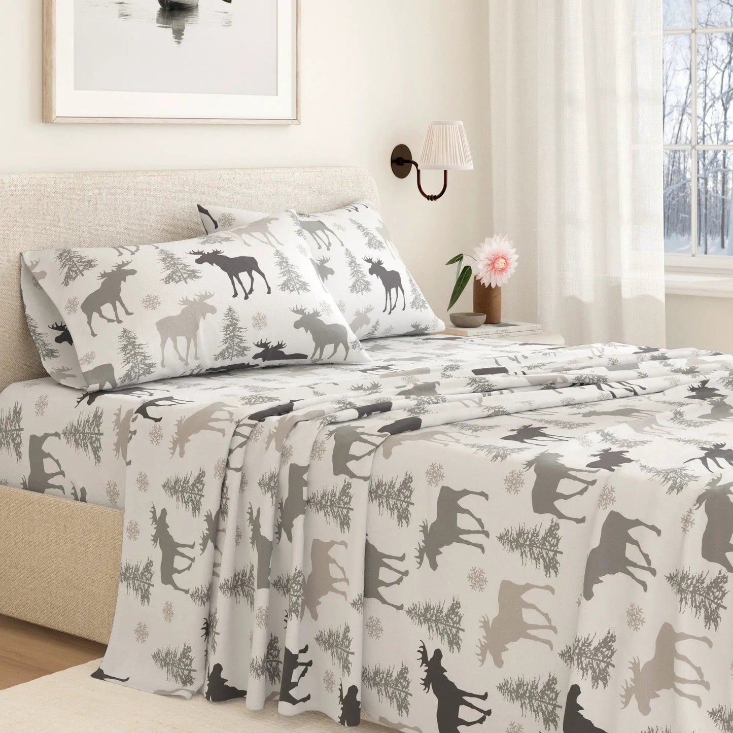 Turkish Cotton Flannel Sheet - Stratton Collection from PriceLows™