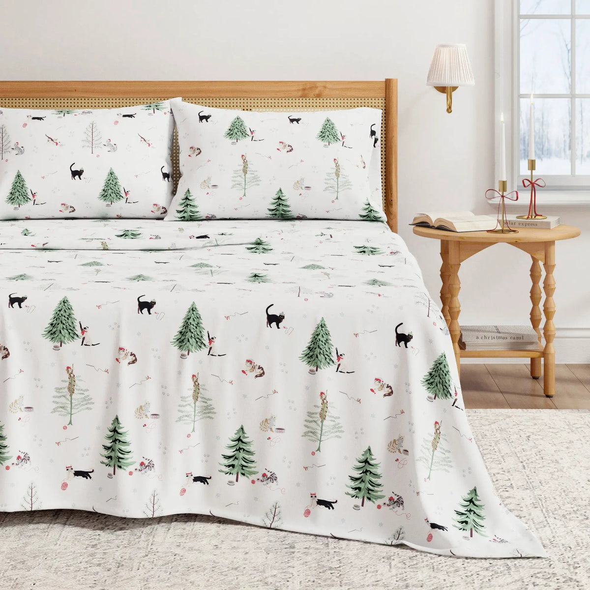 100% Turkish Cotton Flannel Sheet Sets - Boulder Collection from PriceLows™