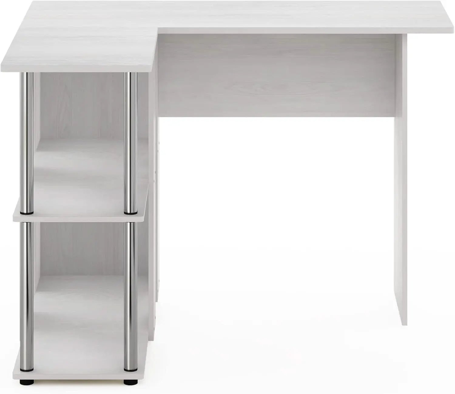 L Shape Desk with Bookshelf for Space Efficiency from PriceLows™