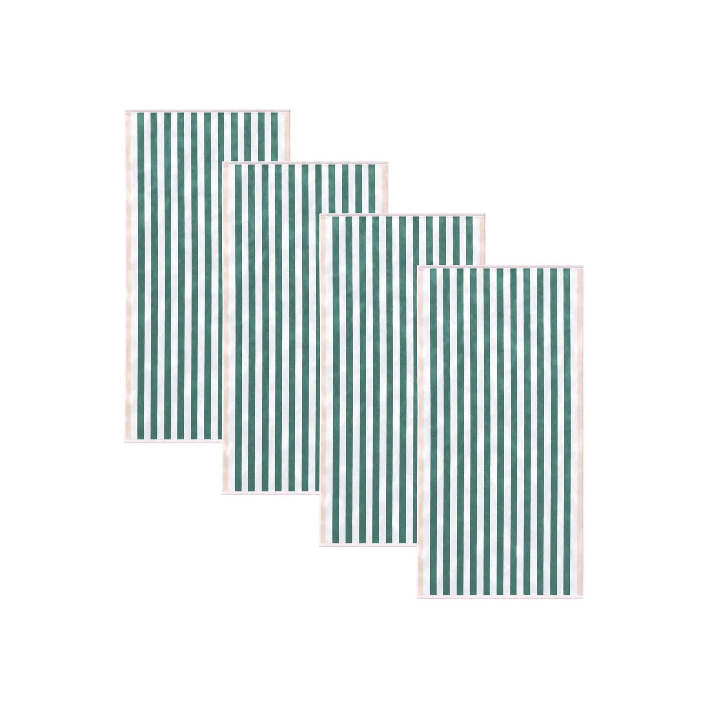 Oversized Striped Border Cabana Beach Towel - Santa Cruz