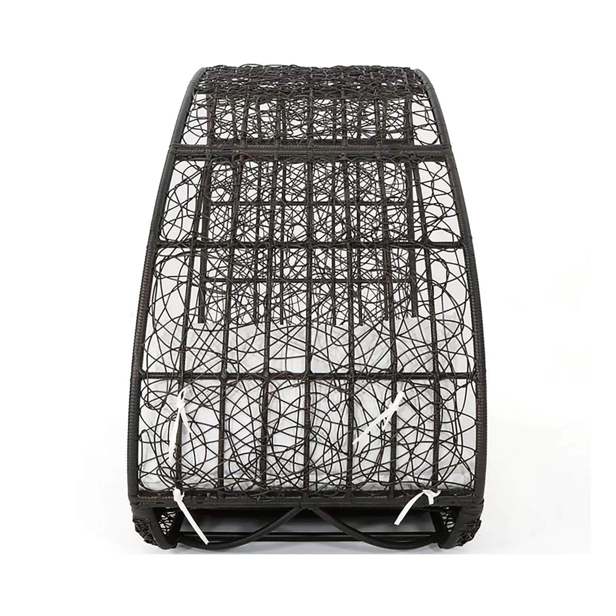 Outdoor Wicker Daybed | Abigal 2-Person Design | Aluminum Frame | Waterproof Cushions