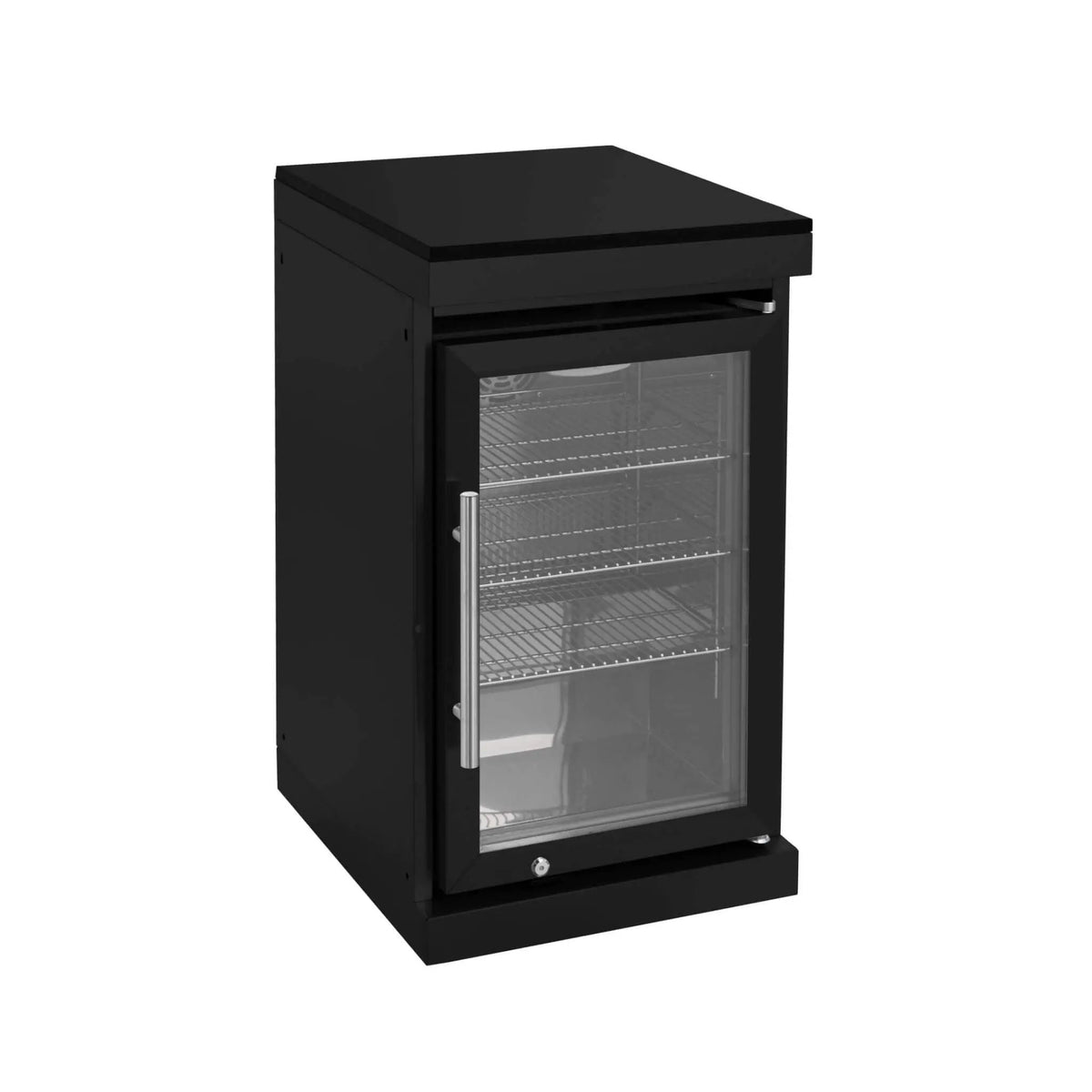 Outdoor Kitchen Beverage Fridge | 68L Stainless Steel | Undercounter Single Door | High-Efficiency Compressor