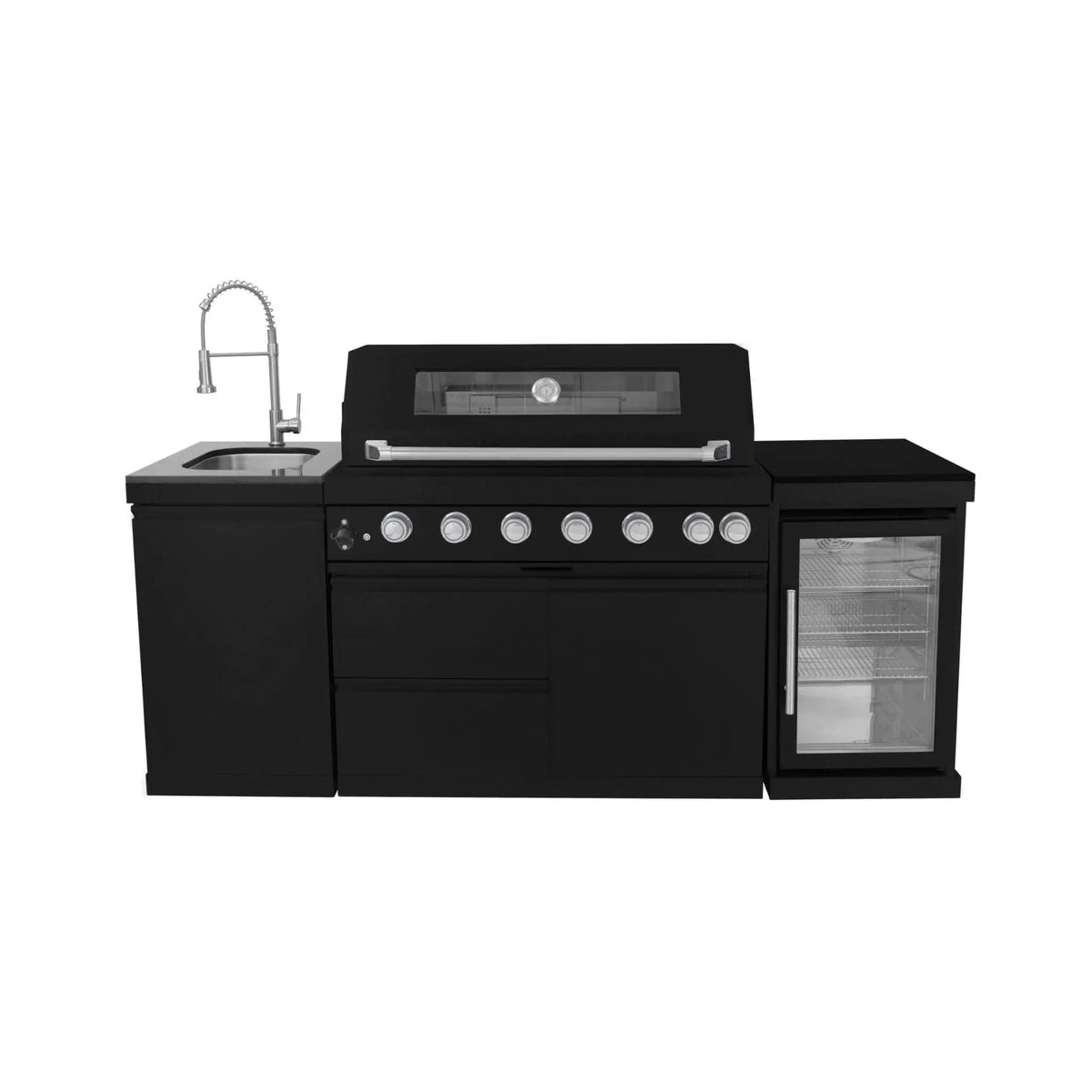 Outdoor Kitchen Beverage Fridge | 68L Stainless Steel | Undercounter Single Door | High-Efficiency Compressor