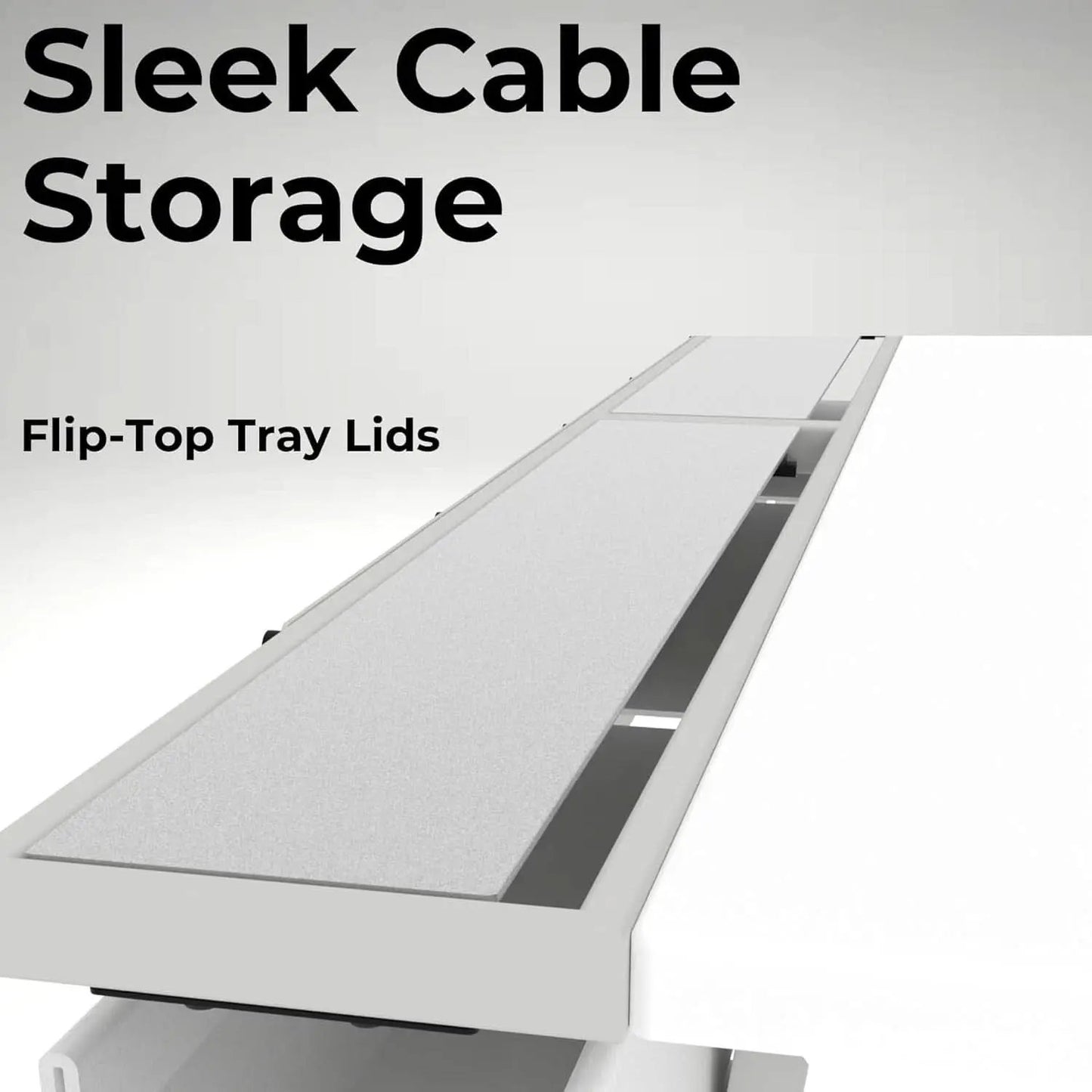 Large Gaming Desk with Pegboard and Cable Management from PriceLows™