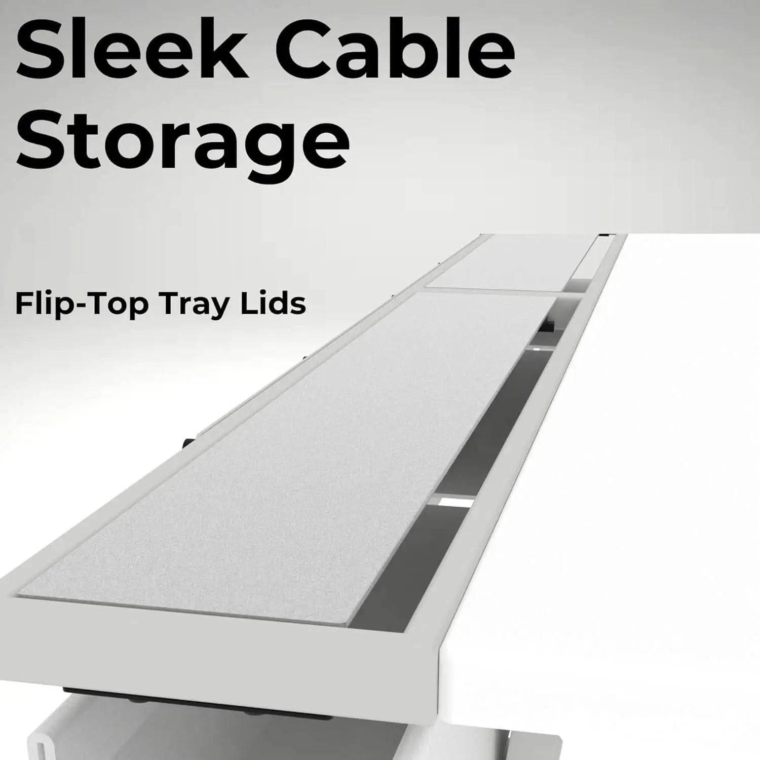 Large Gaming Desk with Pegboard and Cable Management from PriceLows™