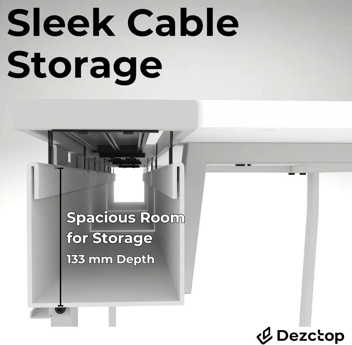 Large Gaming Desk with Pegboard and Cable Management from PriceLows™