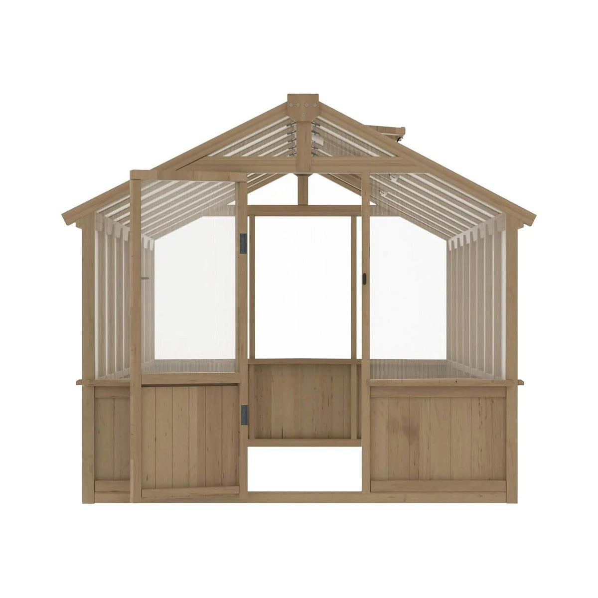 Large Heavy Duty Outdoor Wooden Greenhouse With 6MM Polycarbonate Panels And Vent | Outdoor Living Use | Everyday Use | Outdoor Living