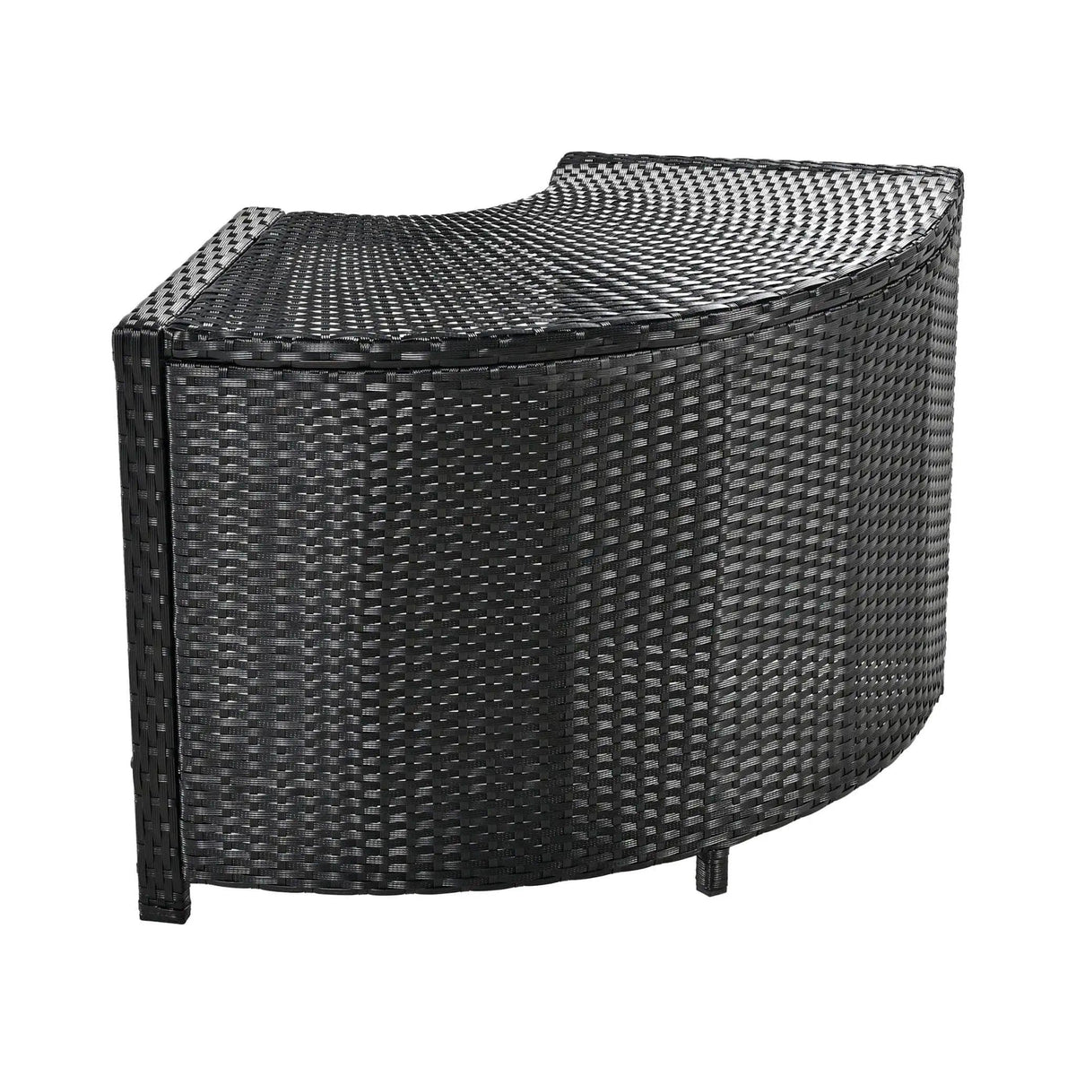 Large Outdoor Quadrilateral Spa Surround Rattan Sectional Sofa Set With Storage | Rattan | Outdoor Furniture Set | Living Room