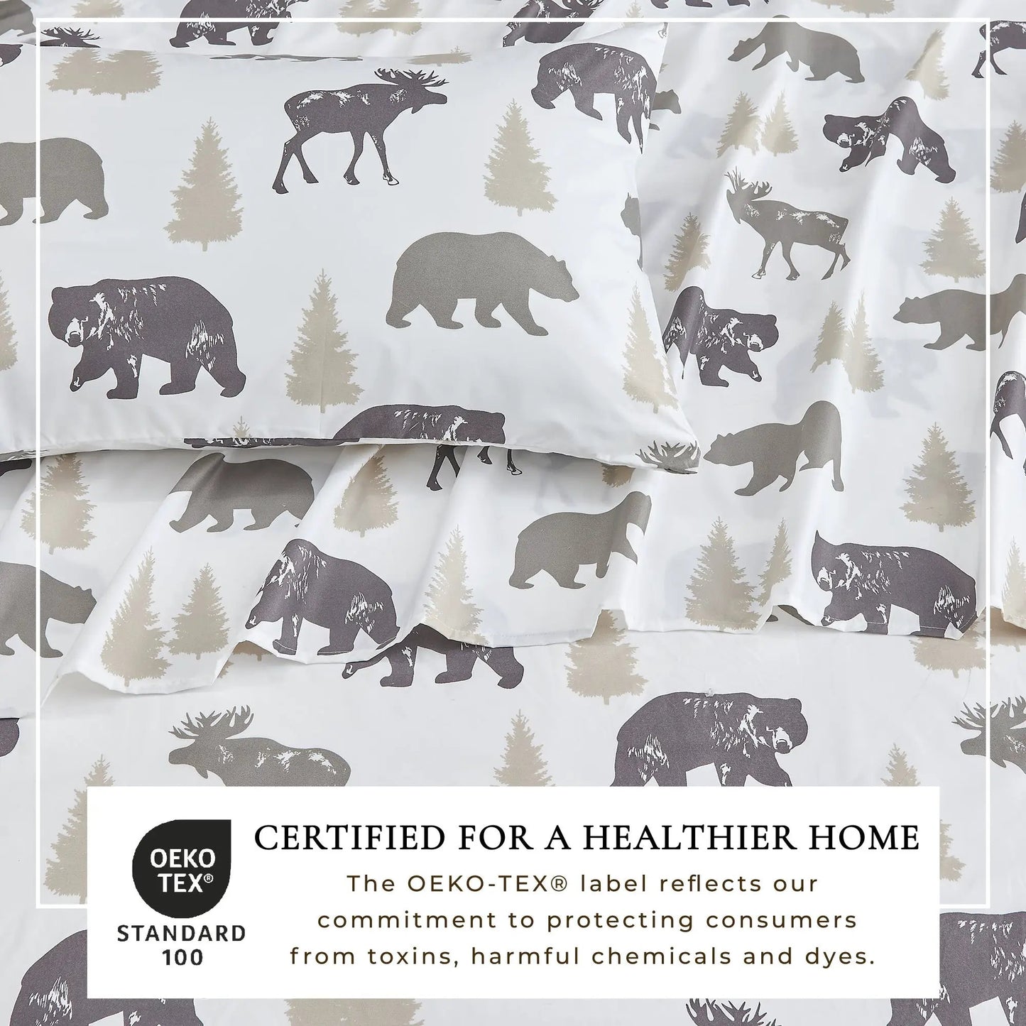 Lodge Printed Sheet Set - Mountain Ridge Collection from PriceLows™