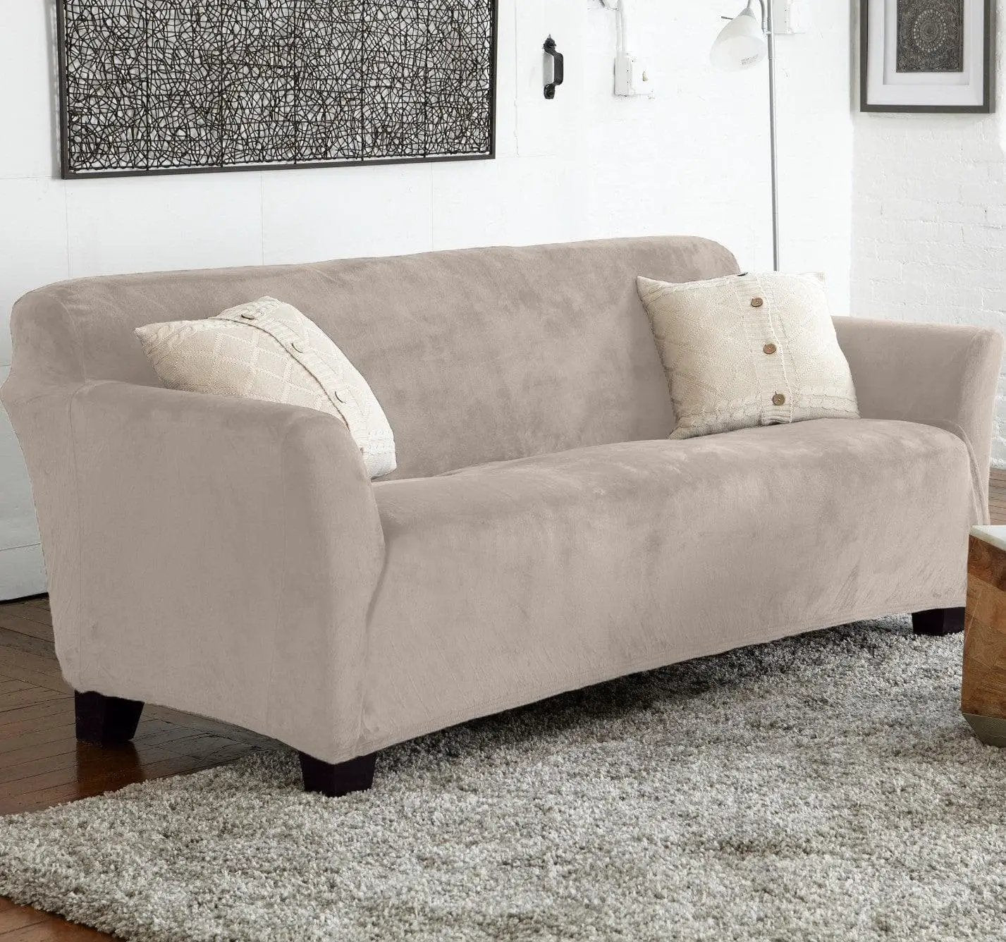Velvet Stretch Slipcover - Gale Collection from PriceLows™
