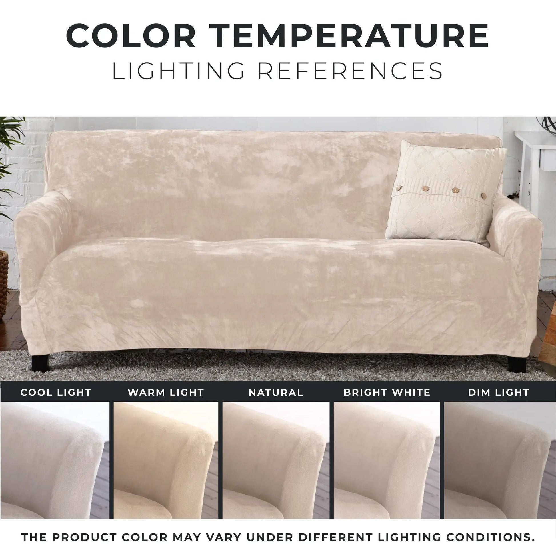 Velvet Stretch Slipcover - Gale Collection from PriceLows™