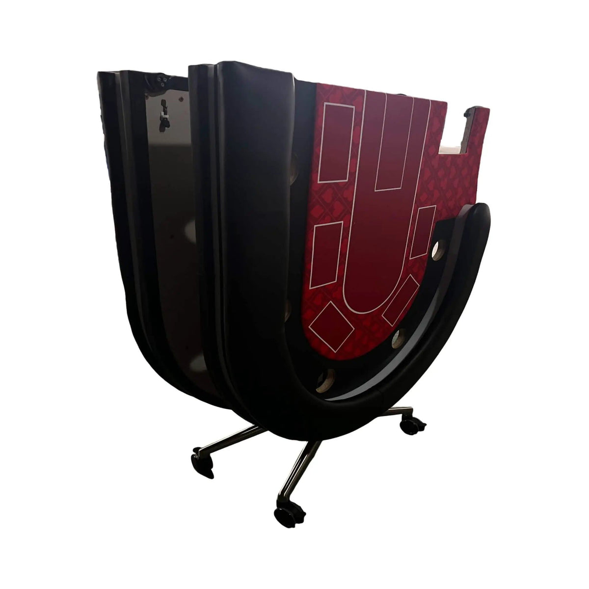 Foldable Poker Table | 94 Inch | 10 Players | LED Lights | Cup Holders