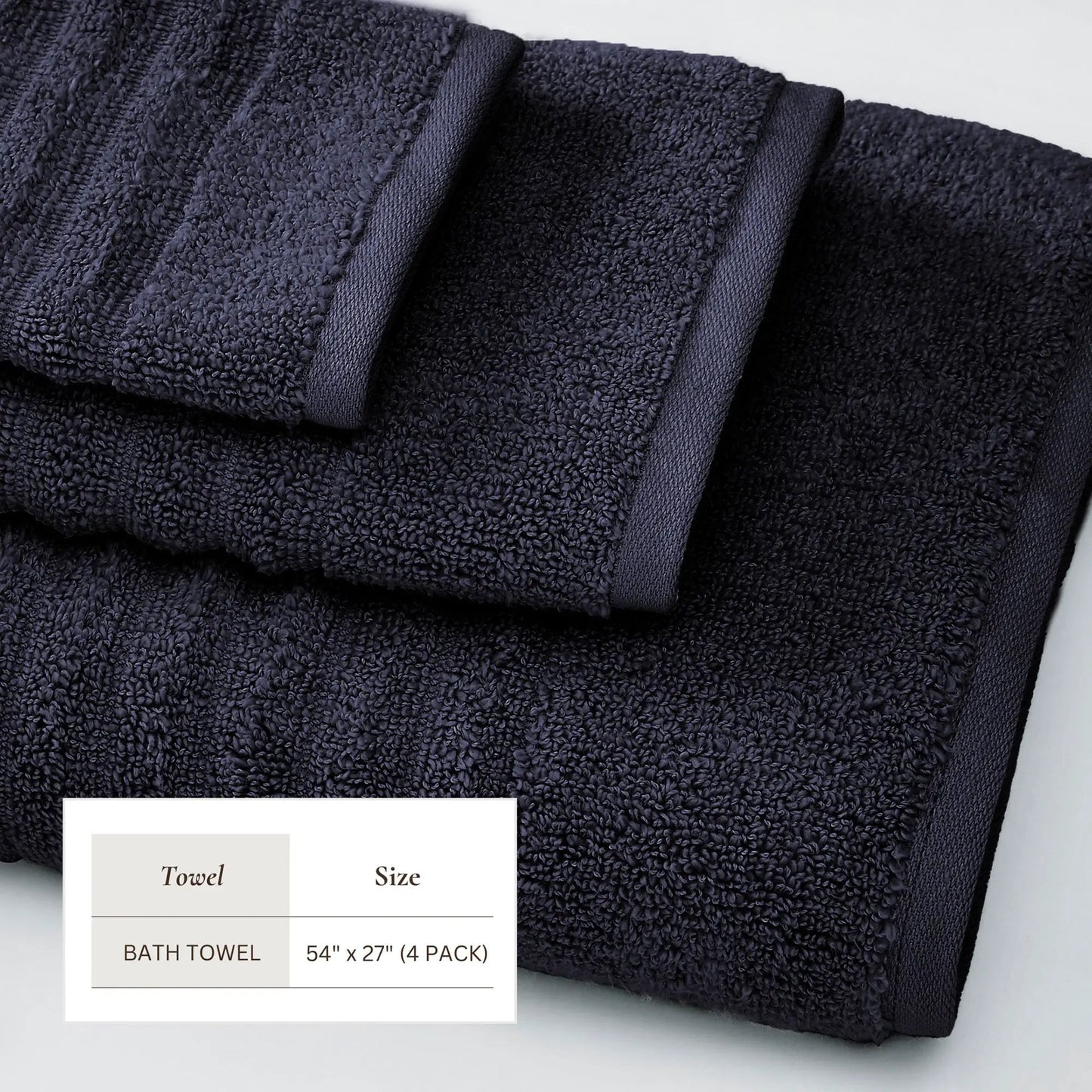 Luxury Combed Cotton Bath Towel Set - Karina Collection from PriceLows™