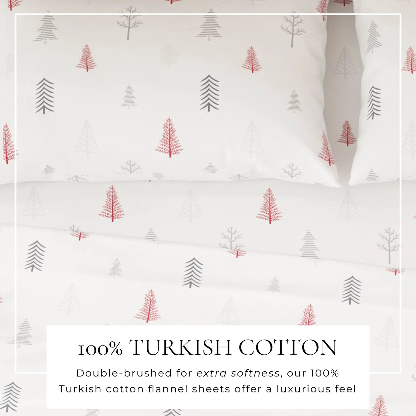 100% Turkish Cotton Flannel Sheet Sets - Boulder Collection from PriceLows™