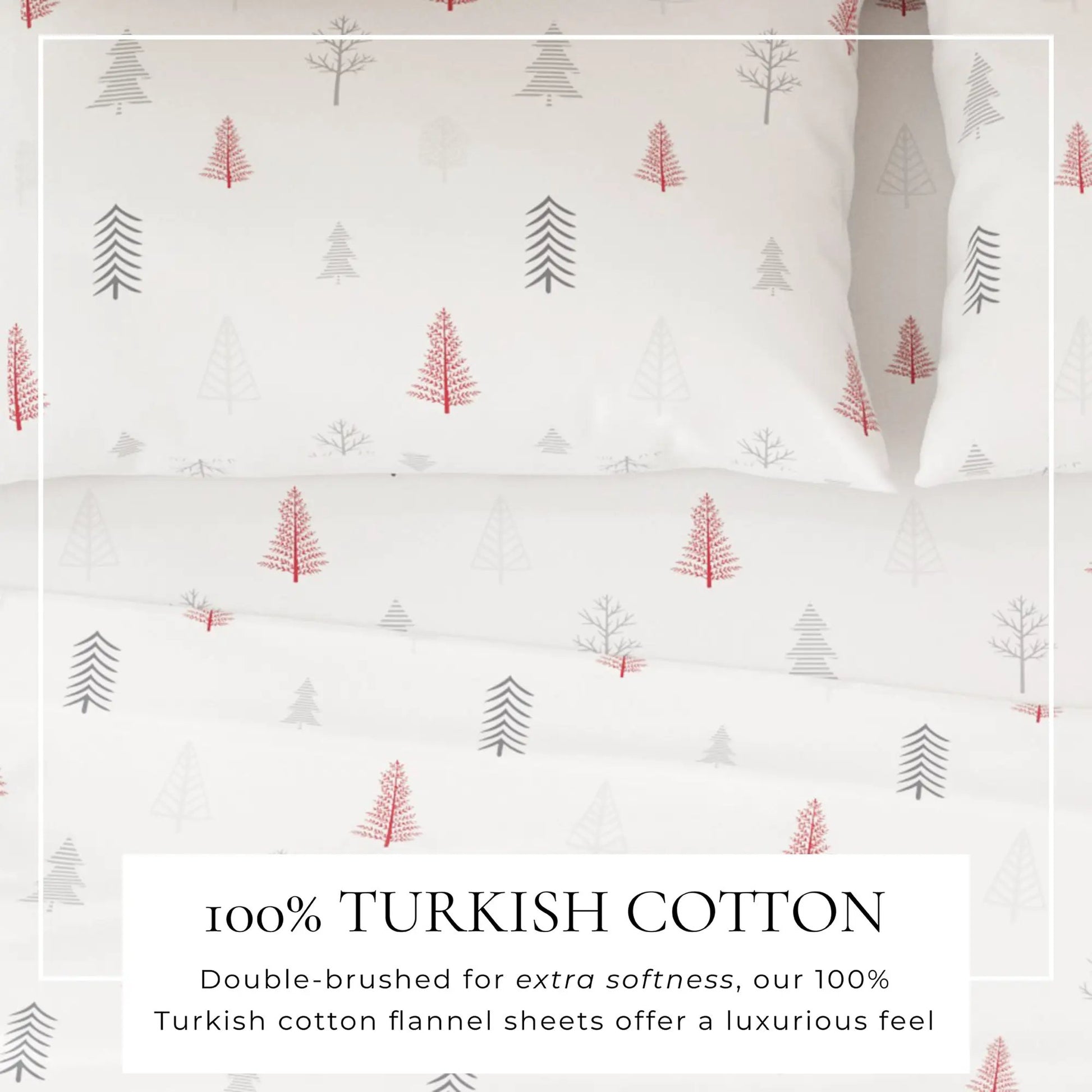 100% Turkish Cotton Flannel Sheet Sets - Boulder Collection from PriceLows™