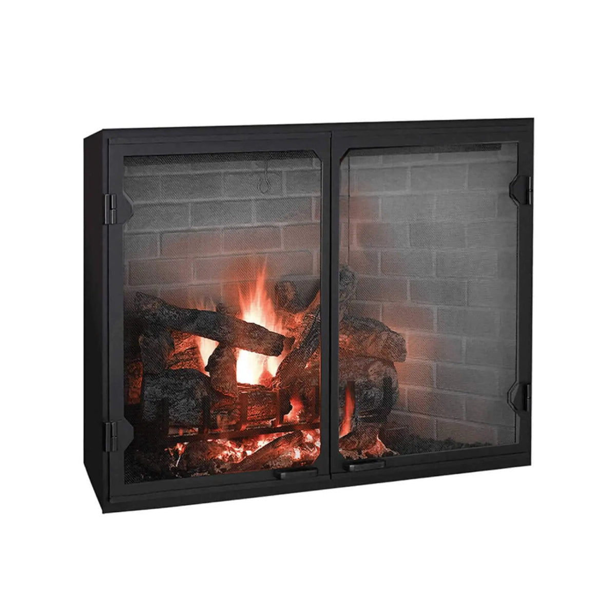 Majestic Biltmore Radiant 36-Inch Open Wood Burning Fireplace | 36 Inch | Glass | Living Room