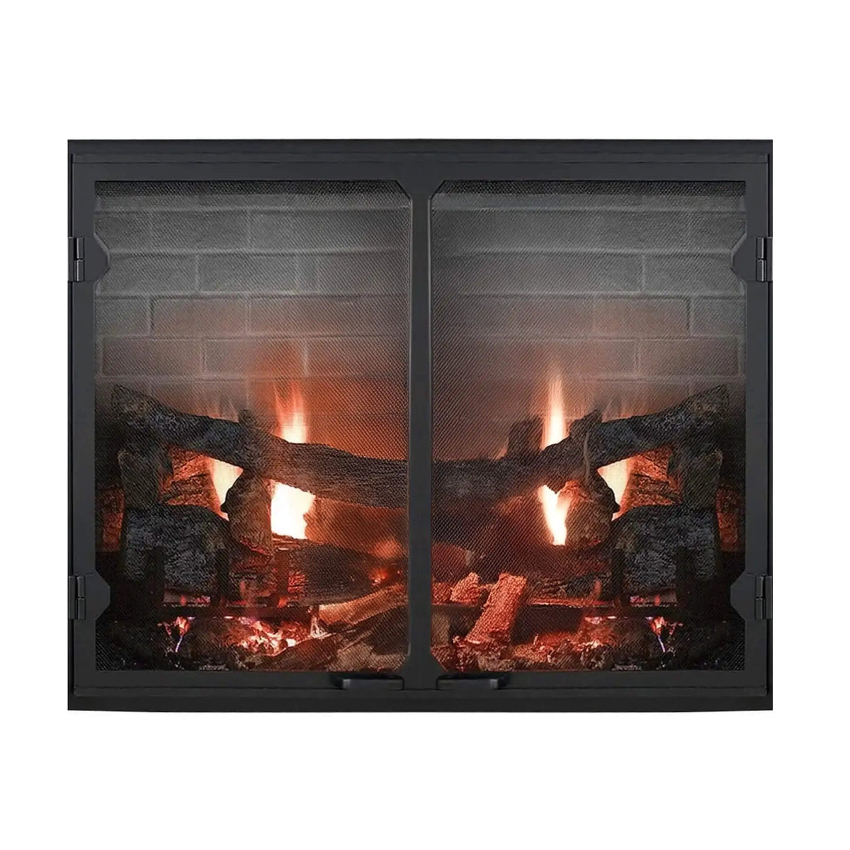 Majestic Biltmore Radiant 36-Inch Open Wood Burning Fireplace | 36 Inch | Glass | Living Room
