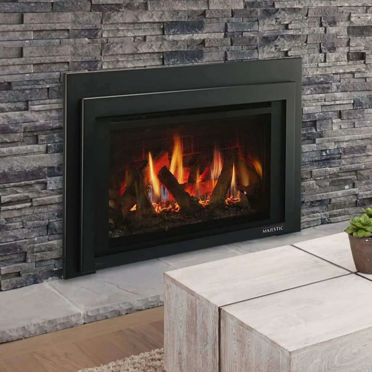 Majestic Ruby 25-Inch Direct Vent Insert | 25 Inch | Fireplace | Living Room