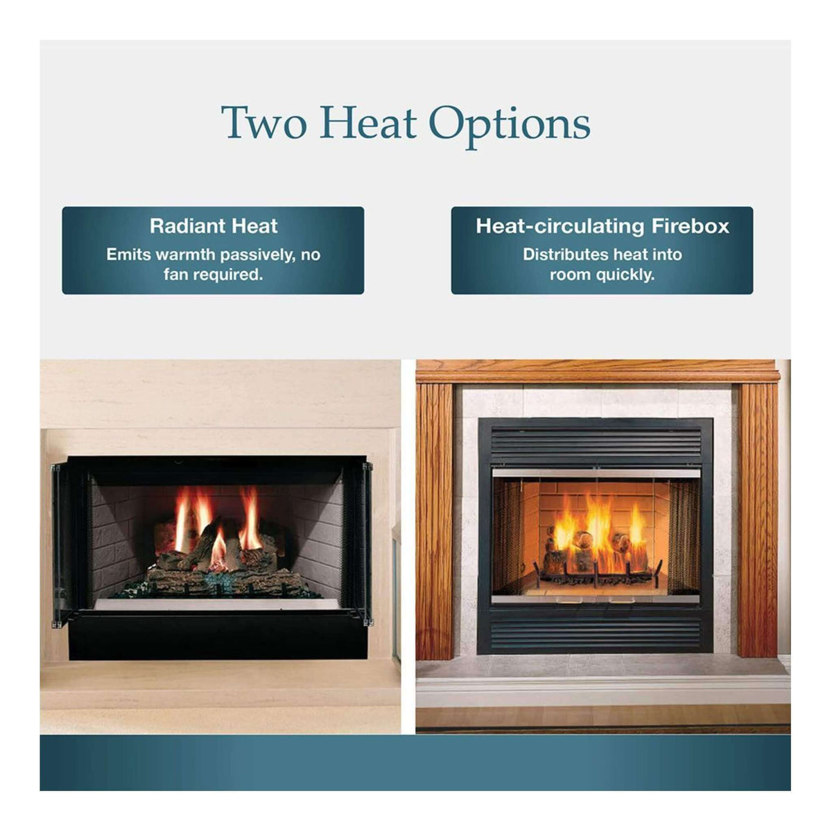 Majestic Sovereign 42-Inch Black Wood Burning Fireplace | 42 Inch | Steel | Living Room