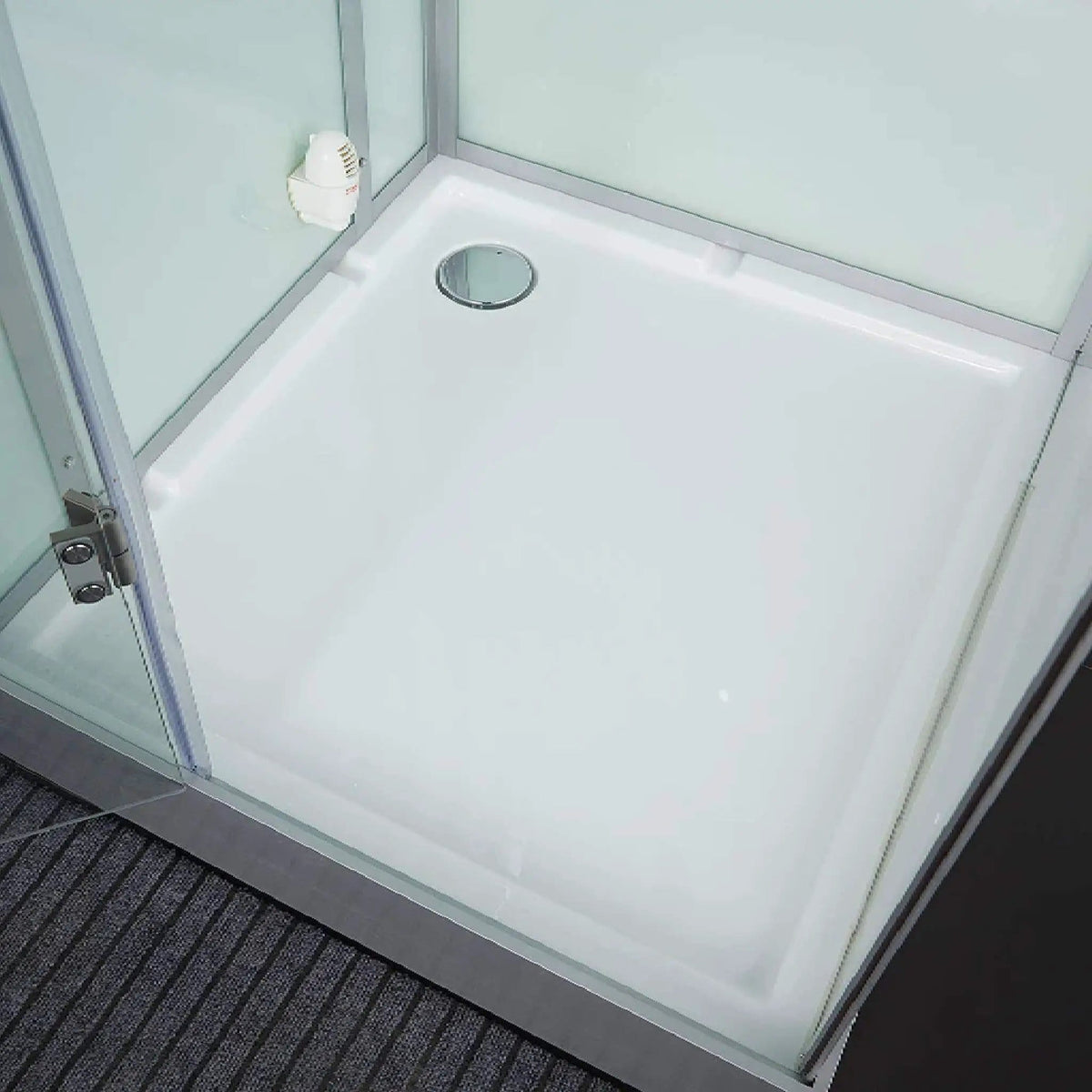 Maya Bath Platinum Arrezo Steam Shower With Rainfall Ceiling Shower | 37 Inch | Bathroom Use | Bathroom