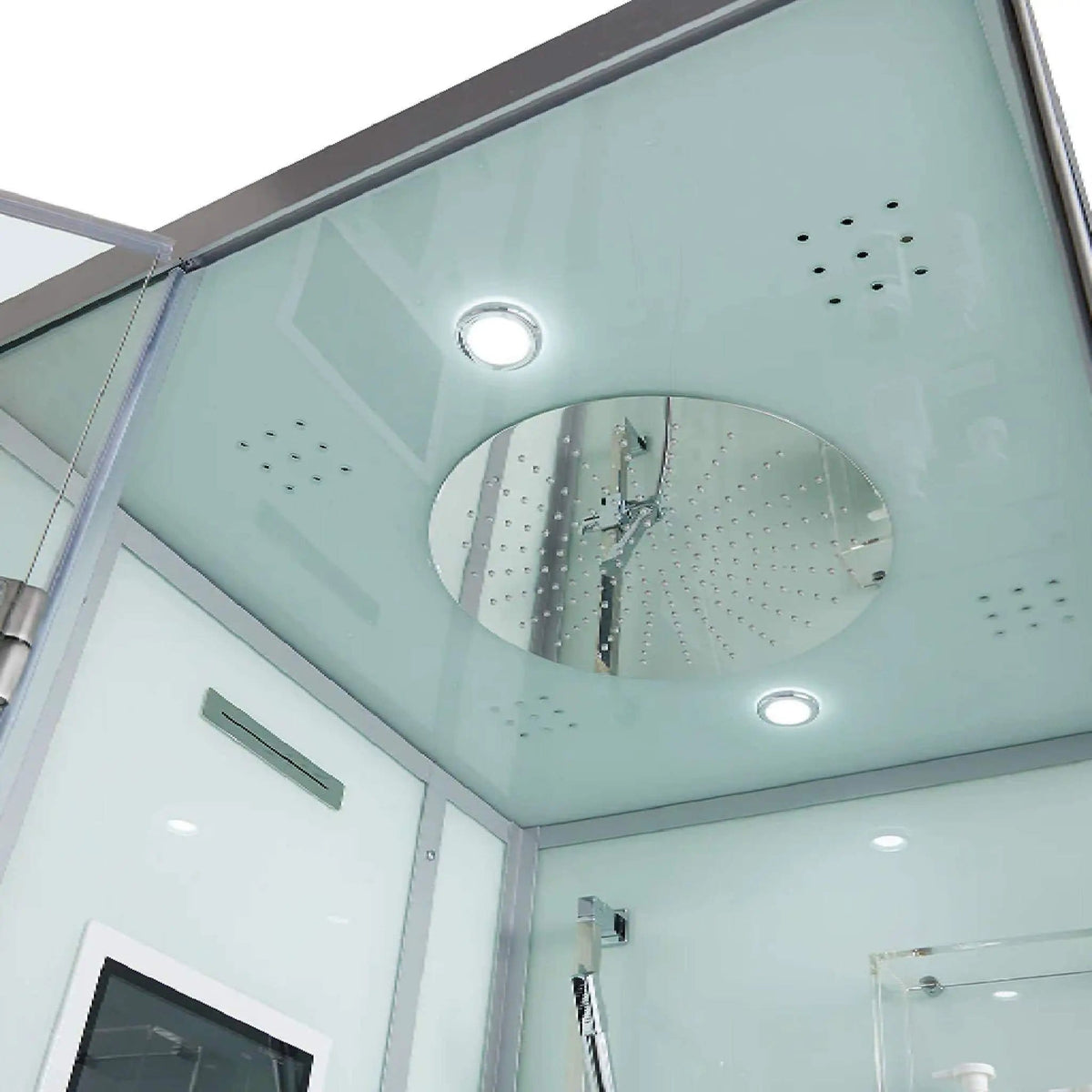 Maya Bath Platinum Arrezo Steam Shower With Rainfall Ceiling Shower | 37 Inch | Bathroom Use | Bathroom